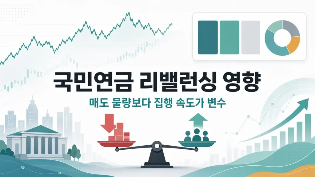 국민연금 리밸런싱 영향과 코스피 수급 대응