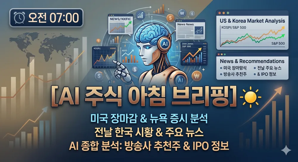 6/30(화) 오늘의 한국 증시 전망 | 미국 증시 요약·아침 시황·공모주 청약·방송 화제주 대표 이미지