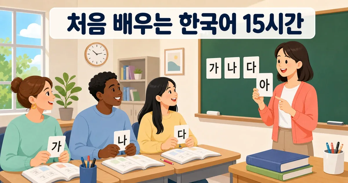 안산 KIIP 0단계 대면 한국어 교실과 15시간 과정 안내