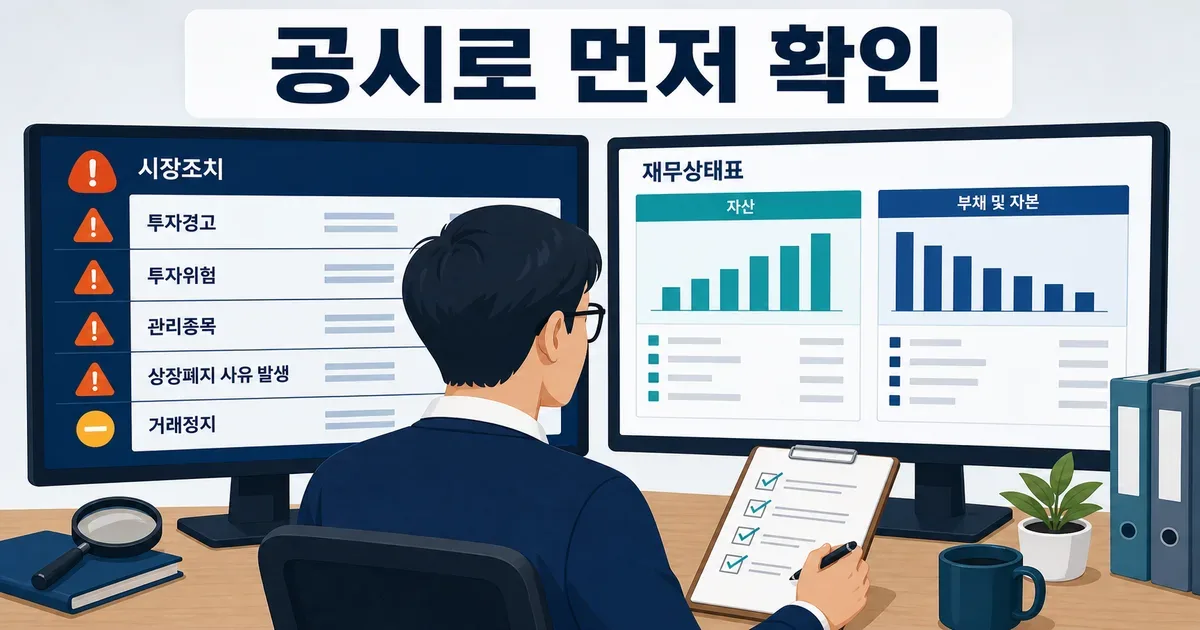 KIND와 DART를 이용한 상장폐지 위험 확인 5단계