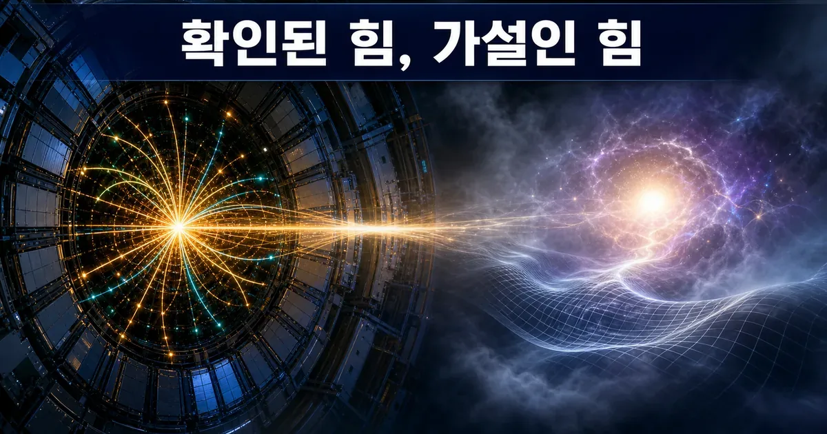전약력 대칭성 깨짐과 대통일 및 양자중력의 증거 수준 비교