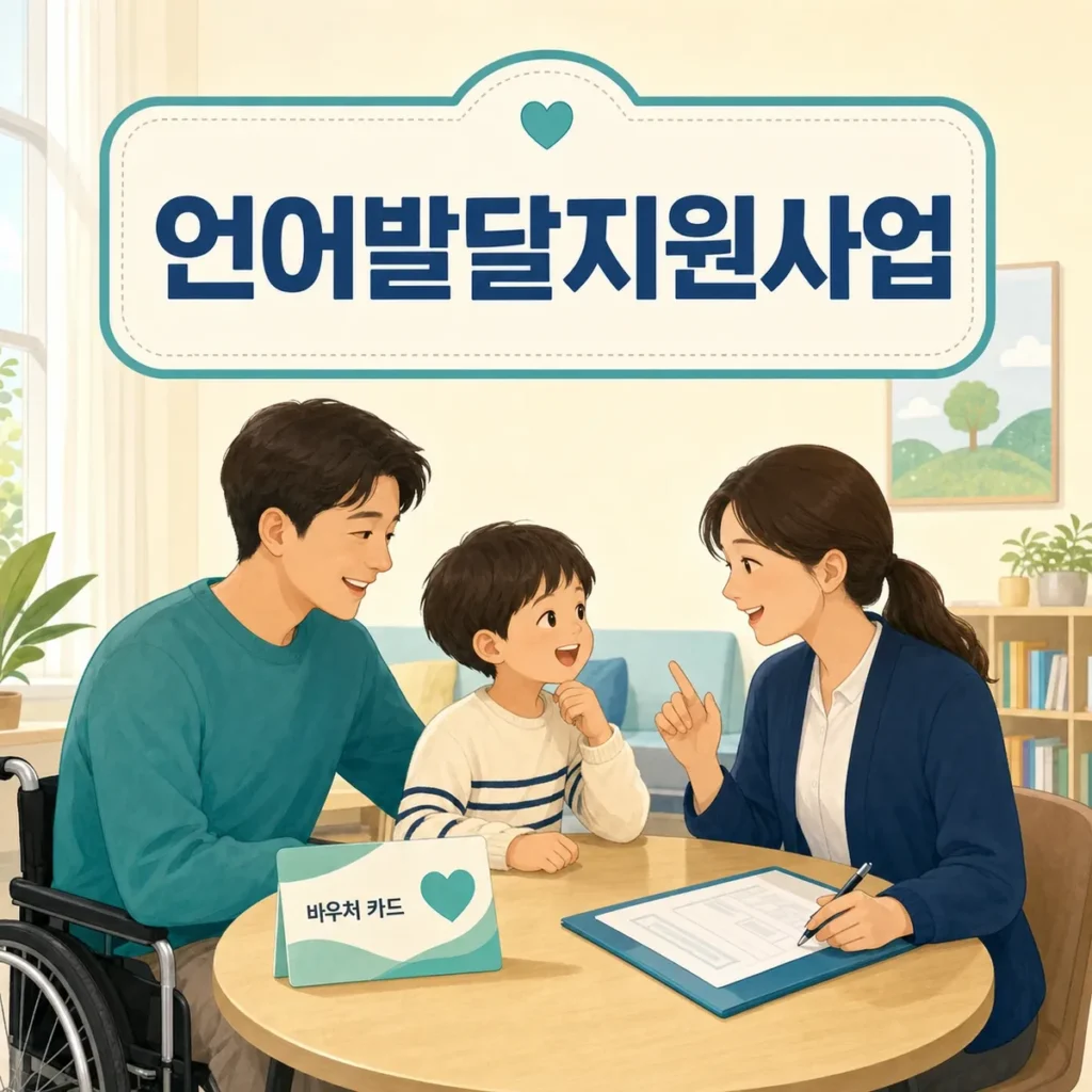 언어발달지원사업 신청방법: 대상 조건과 본인부담금 정리