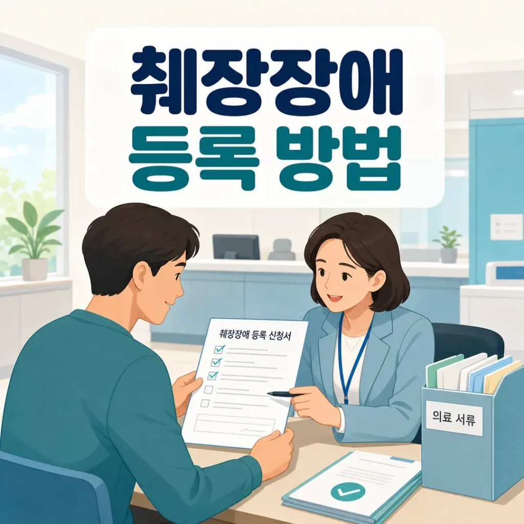 췌장장애 장애인 등록 방법 안내