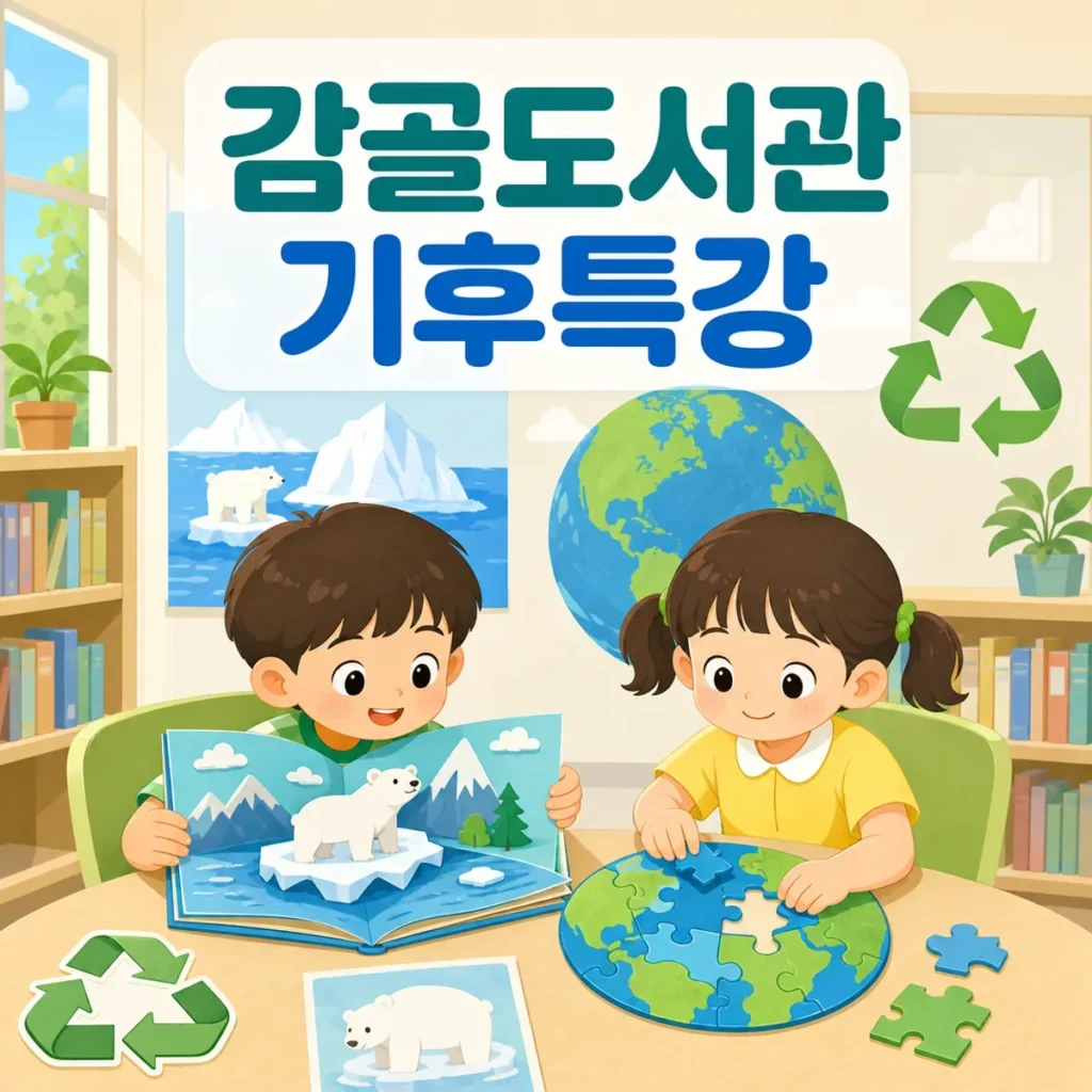 감골도서관 기후환경 특강 신청 안내 대표 이미지