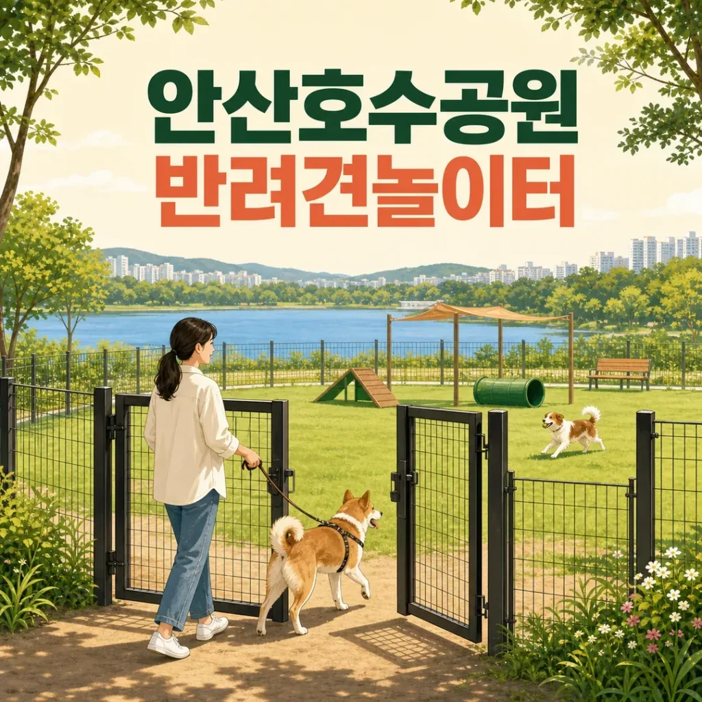 안산호수공원 반려견놀이터 예약 안내 대표 이미지