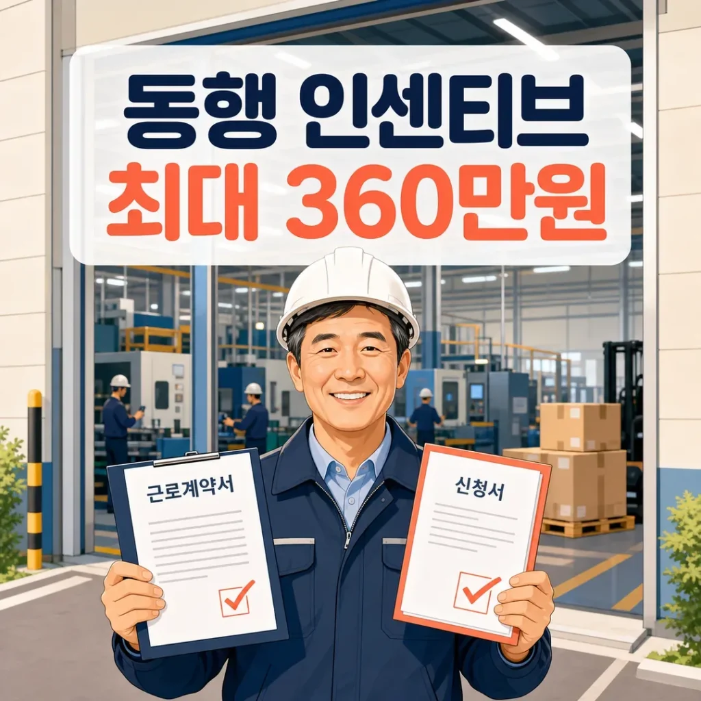 일손부족일자리 동행 인센티브 최대 360만원 신청 안내