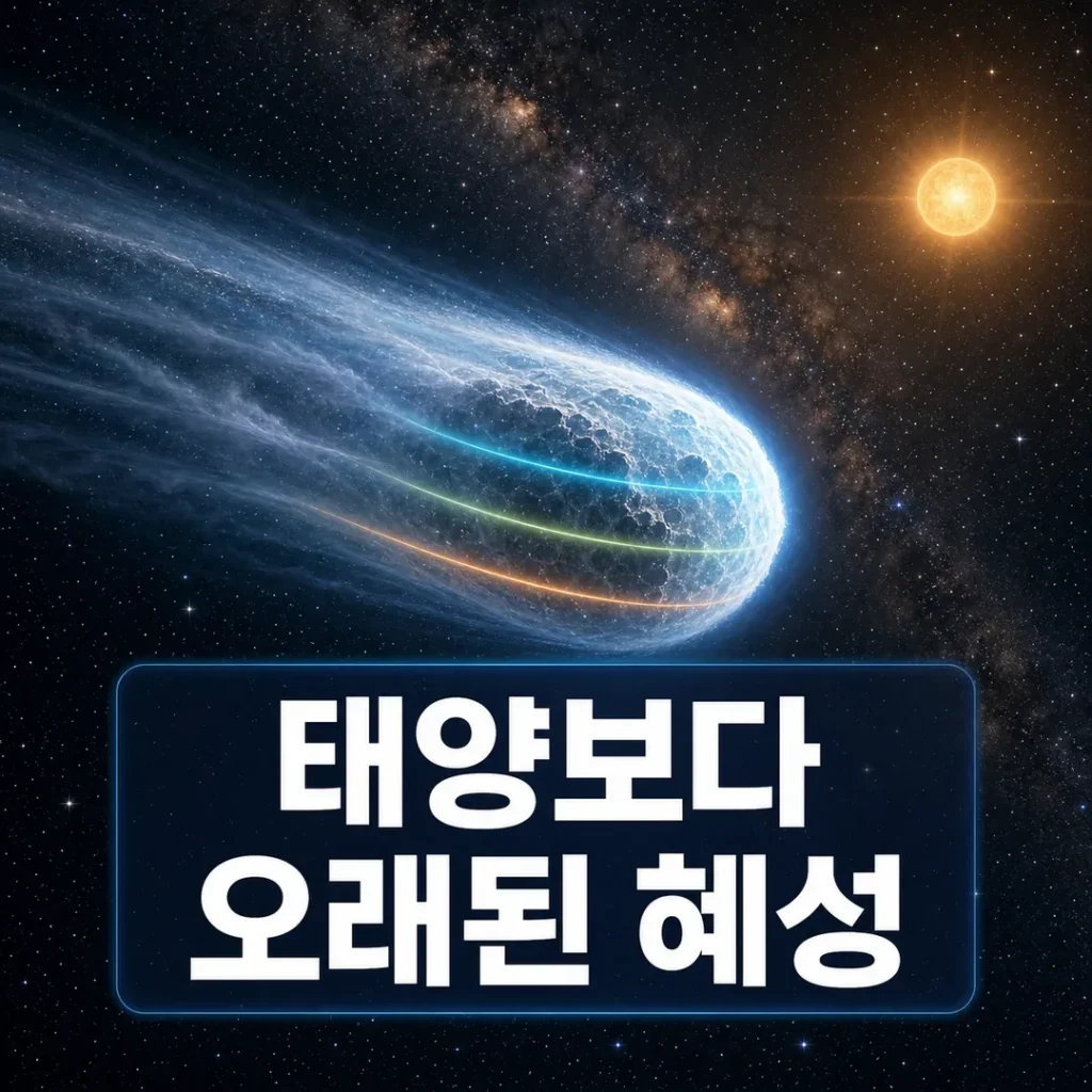 태양보다 오래된 성간 혜성 3I ATLAS 나이 추정