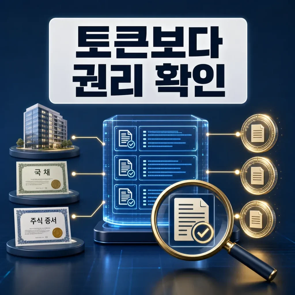 자산 토큰화 뜻과 토큰증권 권리 확인 대표 이미지