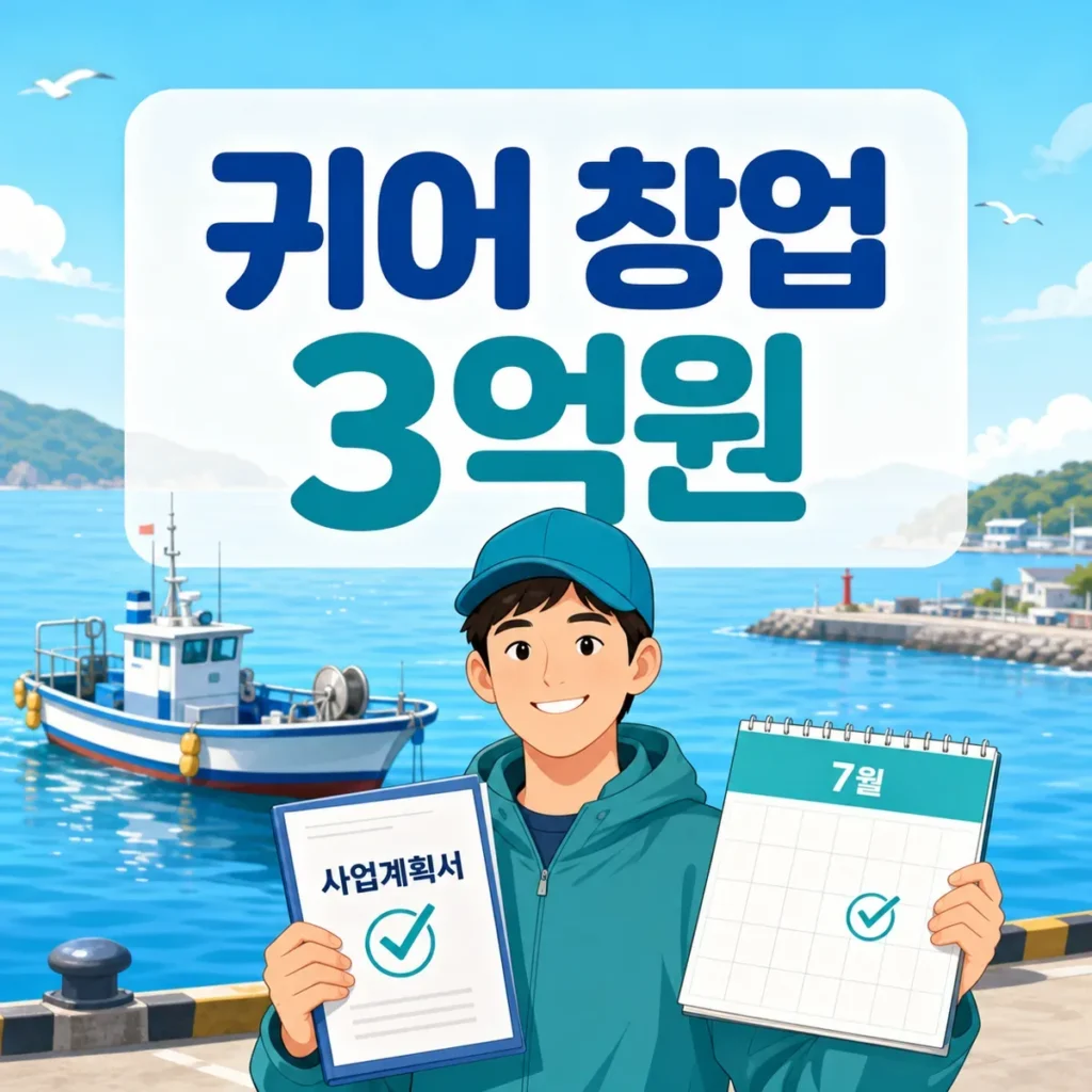 안산 귀어 창업자금 최대 3억원 신청을 준비하는 예비 귀어인