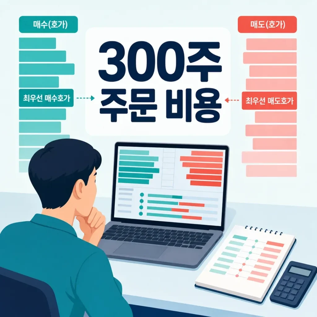 호가 스프레드와 슬리피지의 차이를 설명하는 대표 이미지